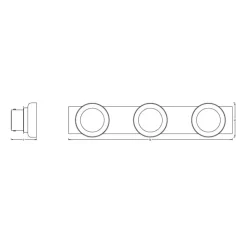 LEDVANCE SMART+ WiFi Orbis Wall Round lengte 48cm
