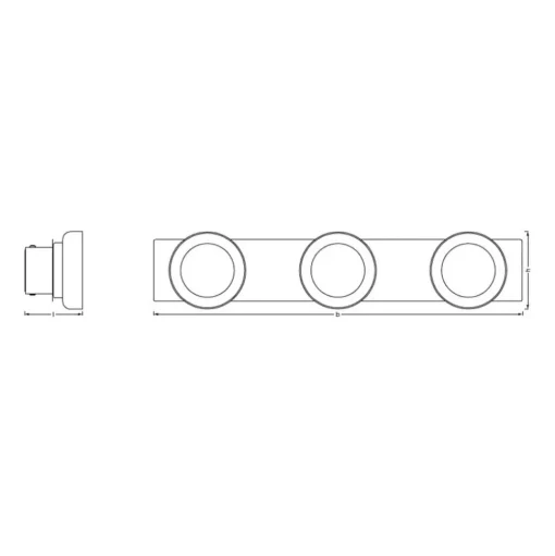 LEDVANCE SMART+ WiFi Orbis Wall Round lengte 48cm