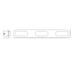 LEDVANCE SMART+ WiFi Orbis Wall Duplo, zilver 3la.