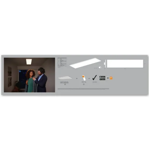 LEDVANCE SMART+ WiFi Planon LED paneel CCT 120x30