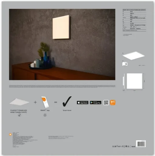 LEDVANCE SMART+ WiFi Planon LED paneel CCT 60x60cm