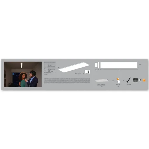 LEDVANCE SMART+ WiFi Planon LED paneel CCT 60x10cm