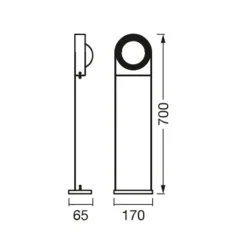 LEDVANCE SMART+ WiFi Swing Round LED tuinlamp