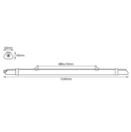 LEDVANCE SubMarine SLIM Value LED lamp 124,5 cm