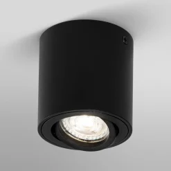 LEDVANCE Surface Round plafondspot GU10 zwart