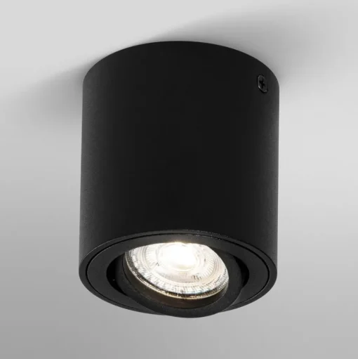LEDVANCE Surface Round plafondspot GU10 zwart