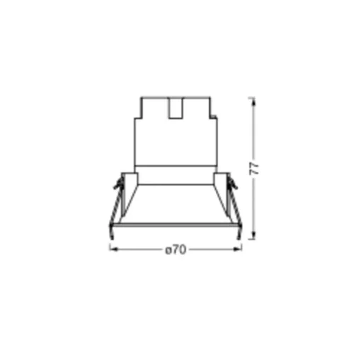 LEDVANCE Twist LED inbouwspot Ø7cm 830 wit/wit