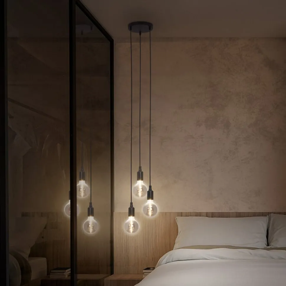 LEDVANCE Vintage 1906 Bobbin hanglamp, zwart