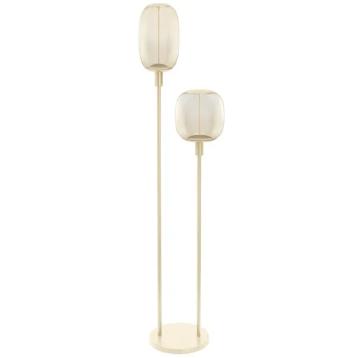 LEDVANCE vloerlamp Decor Stick 2-lamps, hoogte 146cm, beige