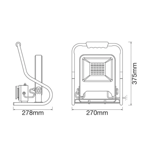 LEDVANCE Werklamp R-Stand LED schijnwerper 50 W