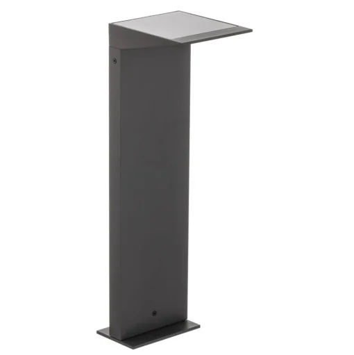 LED-wegepaal Soleil, antraciet, metaal, IP54, sensor