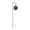 LED-zonne-aardpen Forli, vlameffect, set van 2, 93 cm, IP44