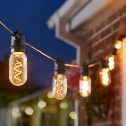 LED-zonnelichtketting Vintage 365, 8-lamps, glas, IP44