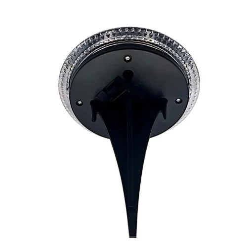 LED-zonne-vloerlamp KANE, zwart, set van 6, IP44