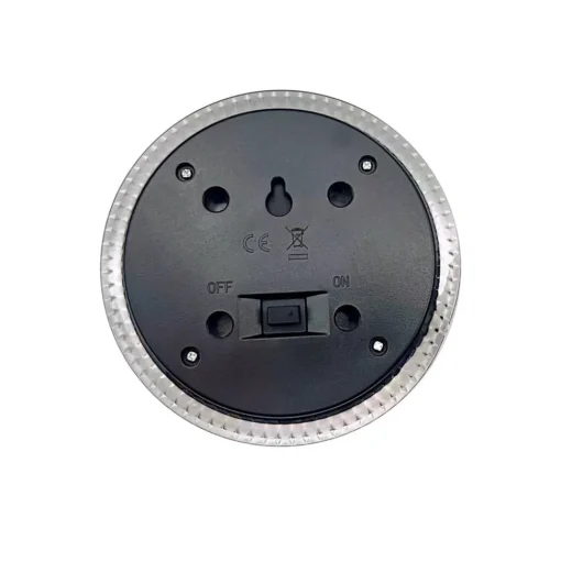 LED-zonne-vloerlamp KANE, zwart, set van 6, IP44