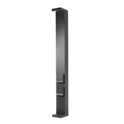 Lerna LED tuinpadverlichting, hoogte 100 cm, CCT, grijs, stopcontacten
