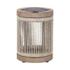 Les Jardins LED tafellamp op zonne-energie Rop&Strip, grijs/beige