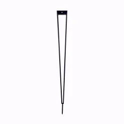 Les Jardins LED zaklamp op zonne-energie Tinka, corten, 90 cm, grondpin
