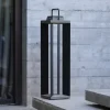 Les Jardins LED-lantaarn op zonne-energie Teckalu, grijs/zwart, 60 cm