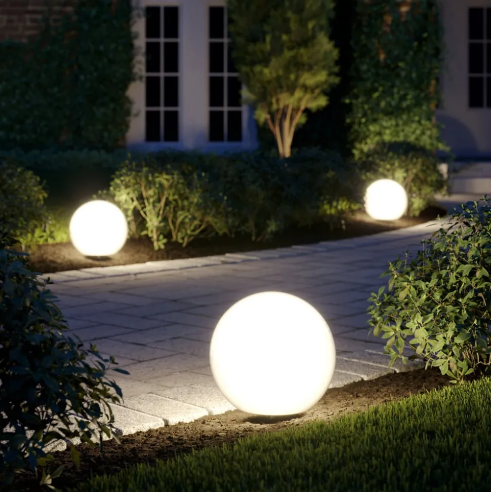 Lichtbol Cumulus S voor in de tuin, Ø 30 cm