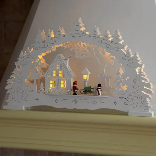Lichte LED-lichtboog Village