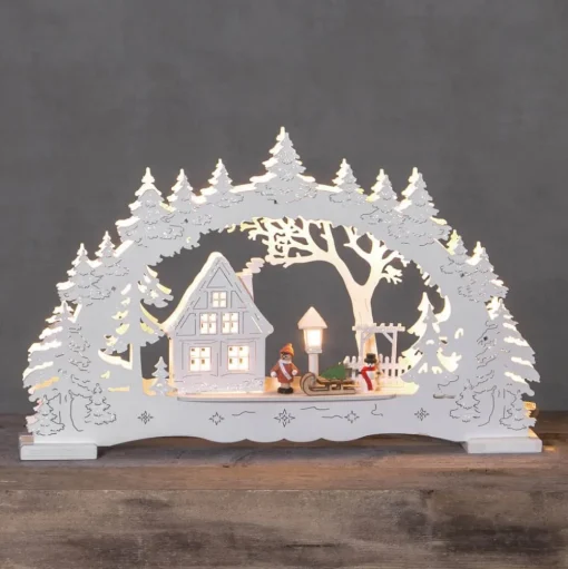 Lichte LED-lichtboog Village