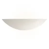 Lichte wandlamp van gips, beschilderbaar