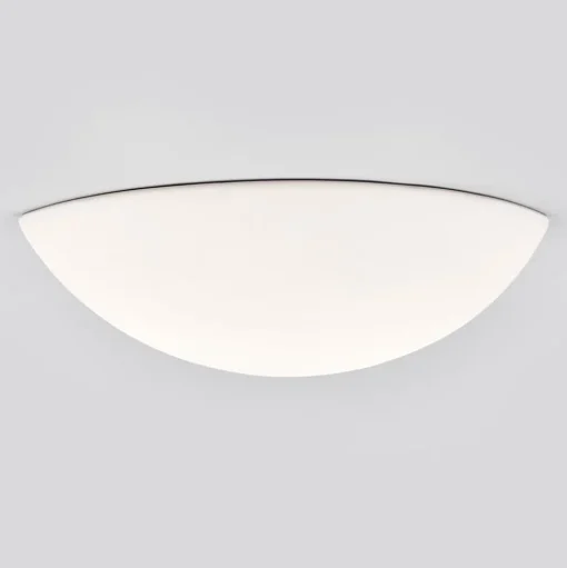 Lichte wandlamp van gips, beschilderbaar