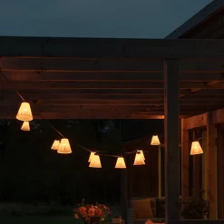 Lichtketting Biergarten uitbreiding kappen geel