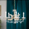 5-lichts kroonluchter TJURA, 60 cm