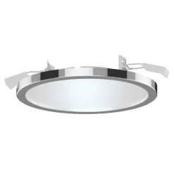 Lightme LED inbouwspot Aqua Pur Ø14,7cm chroom
