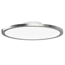 LightMe LED plafondlamp Aqua Ø30,2cm bladzilver