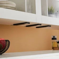 Lindby Amaryll LED meubelverlichting, set van 3, zwart