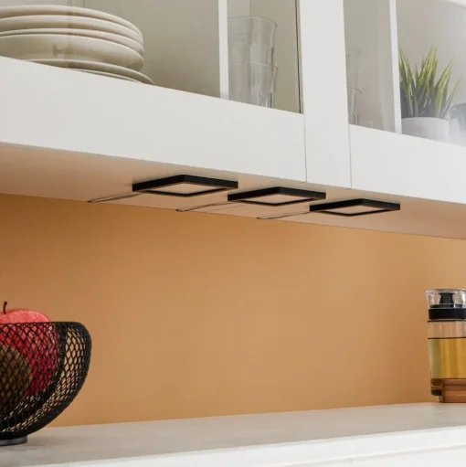 Lindby Antony LED meubelverlichting, set van 3, zwart