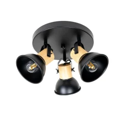 Lindby Bosko spot, 3-lamps, rond