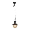 Lindby buiten hanglamp Eddie, roest, metaal, IP44, E27