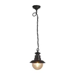 Lindby buiten hanglamp Eddie, roest, metaal, IP44, E27