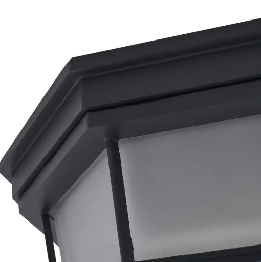 Lindby buiten plafondlamp Idril, antraciet, metaal, Ø 26,5cm
