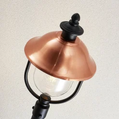 Lindby buitenlamp Clint, 177cm, metaal, zeewaterbestendig, E27