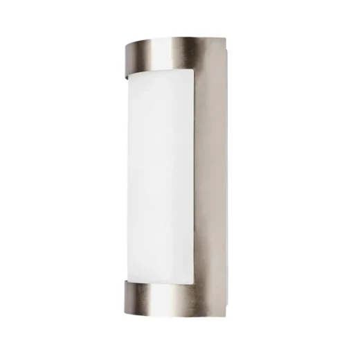 Lindby buitenwandlamp Alvin, 26 cm, roestvrij staal, IP44, E27
