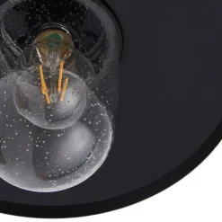 Lindby buitenwandlamp Bilma, roestkleurig, glas, 29 cm