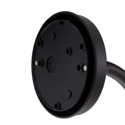 Lindby buitenwandlamp Bilma, roestkleurig, glas, 29 cm