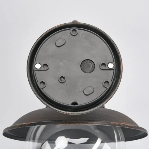 Lindby buitenwandlamp Eddie, roestkleurig, metaal, IP44, E27