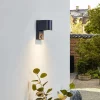 Lindby buitenwandlamp Gelso, aluminium, 15 cm, GU10, sensor