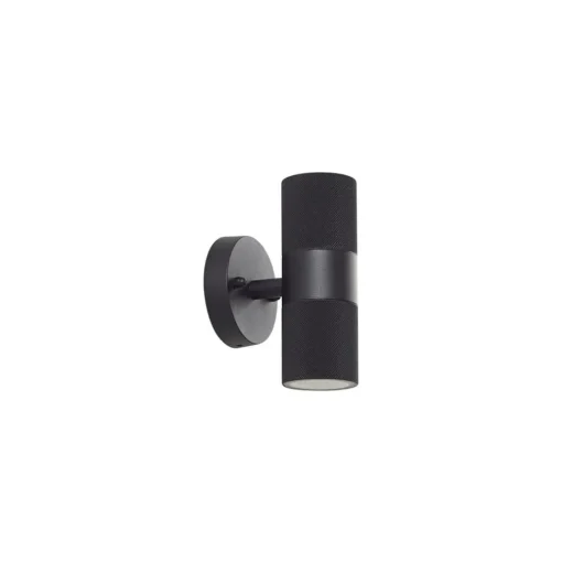 Lindby buitenwandlamp Jovane, zwart, aluminium, 2-lamps