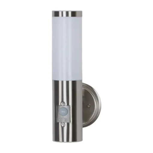 Lindby buitenwandlamp Kristof, bewegingsmelder, 33 cm, E27