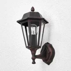 Lindby buitenwandlamp Lamina, fitting, lantaarn, E27