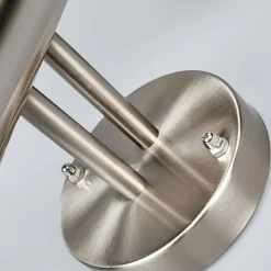 Lindby buitenwandlamp Nada, roestvrij staal, glas, sensor, E27