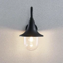 Lindby buitenwandlamp Nalevi, 41cm, zeewaterbestendig, E27, IP44