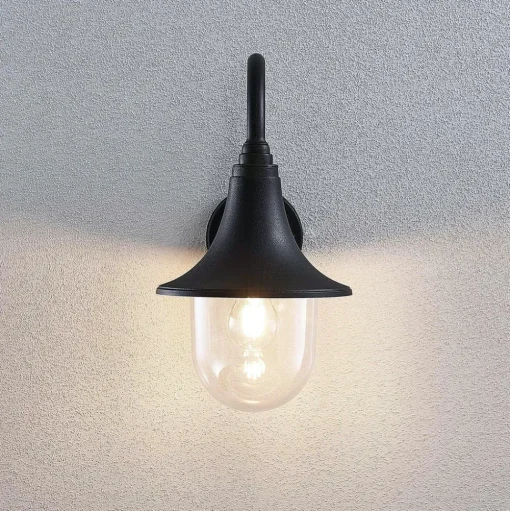 Lindby buitenwandlamp Nalevi, 41cm, zeewaterbestendig, E27, IP44